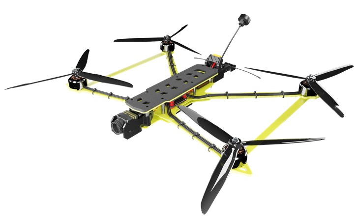 FPV - дрон 8 дюймів "ШПАК" текстоліт тепловізійна камера FLY KROP